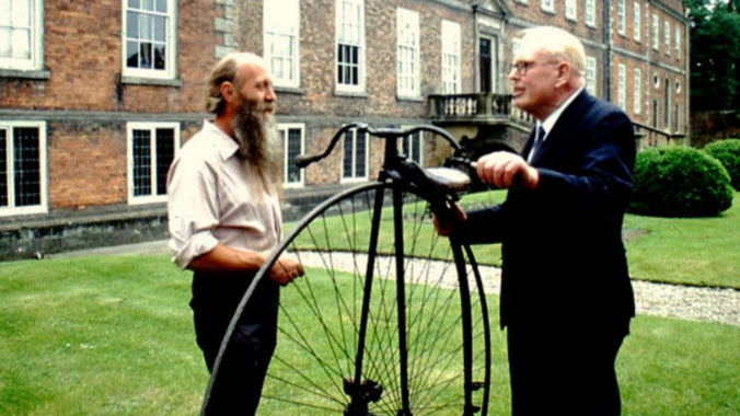 Mike Snowden gyda Philip Yorke III's yn Erddig